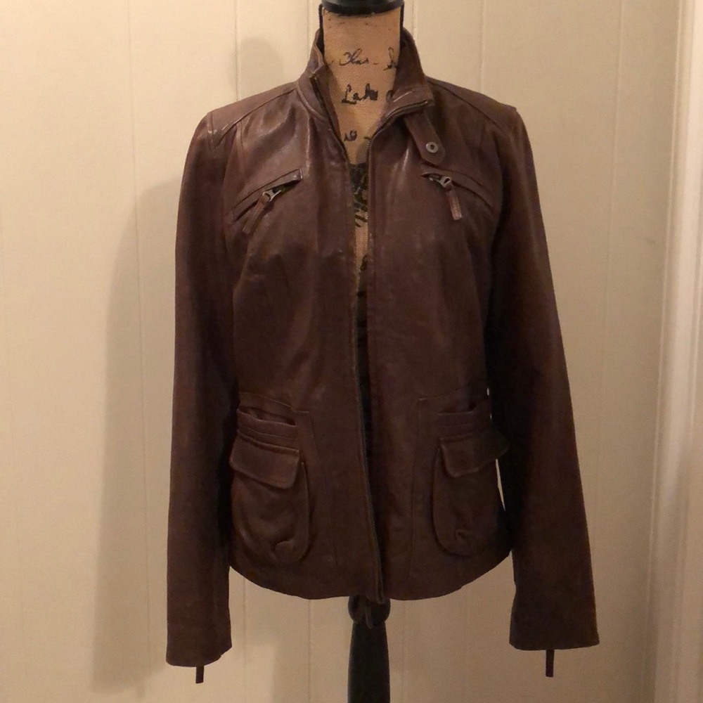 Leather Lucky 🍁🍀🍂 Brand Jacket